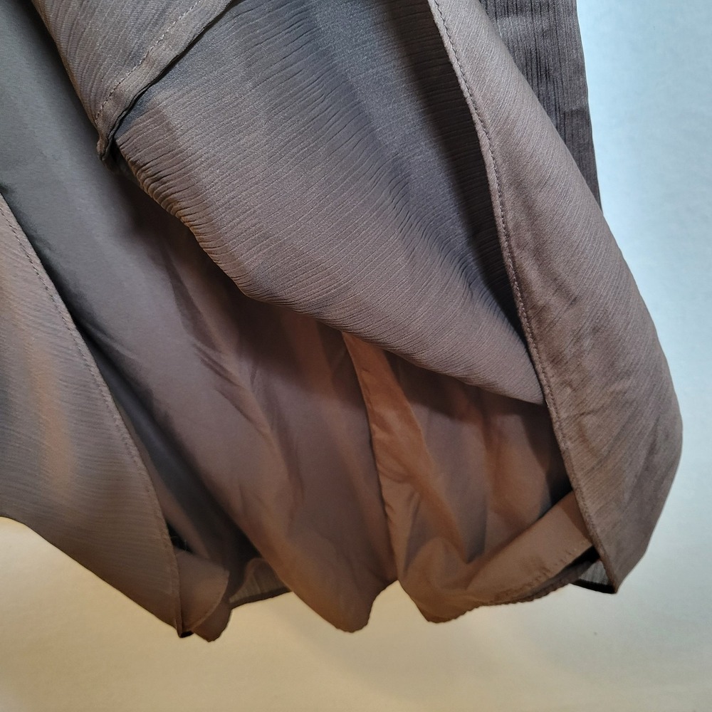Sachin & Babi Womens Keely One Shoulder Maxi Dress Gown Size 10 Brown Evening - Picture 6 of 14